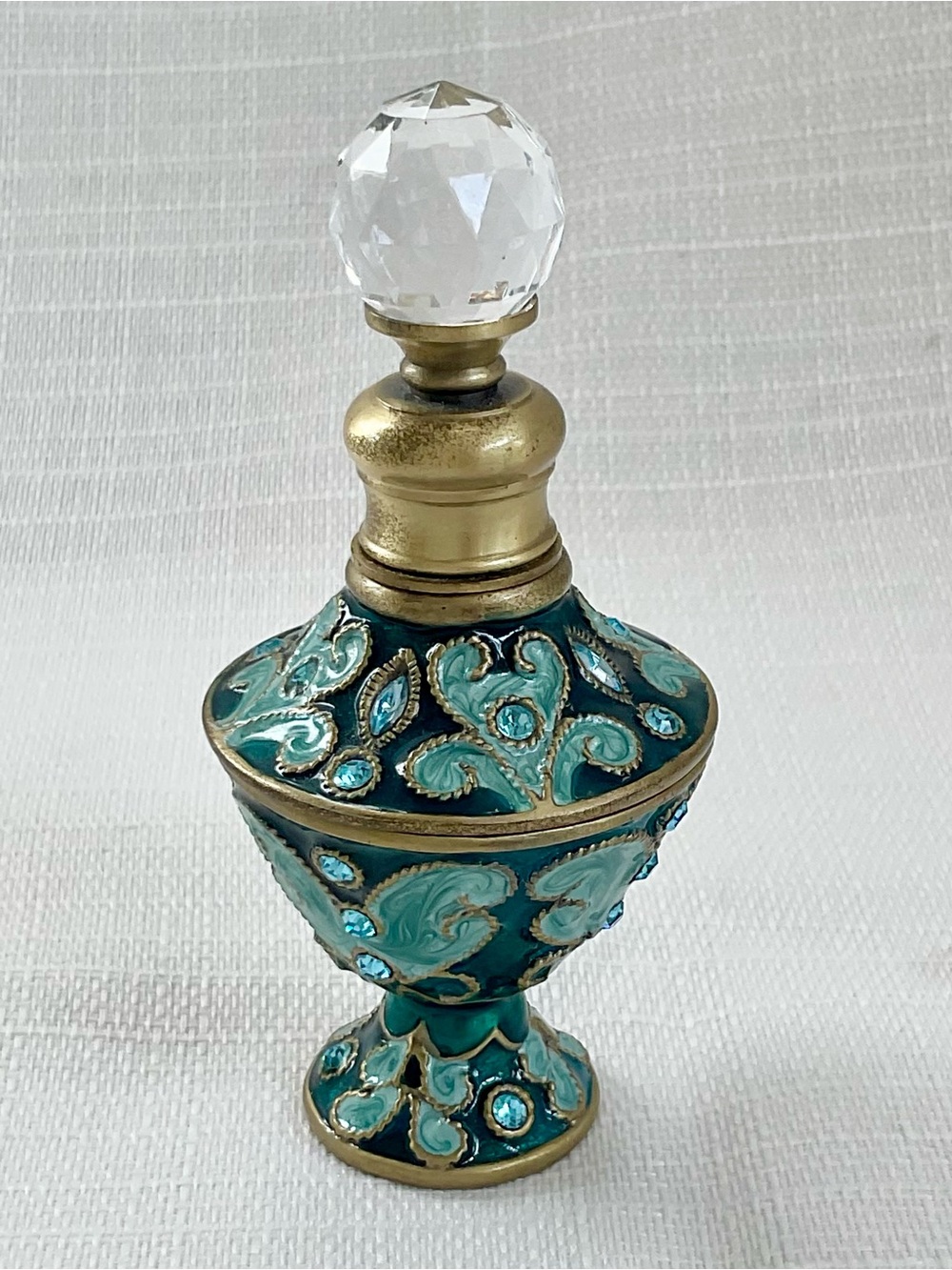 VINTAGE Two’s Company Austrian Crystal Perfume Bottle